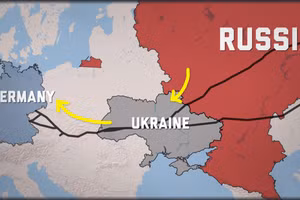 Đức kẹt giữa hai gọng kìm