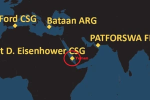 Tàu sân bay Mỹ đến quá gần Yemen, có thể bị Houthi đánh chìm?