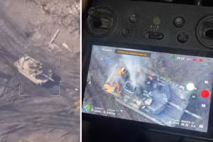 Chiếc M1A1 Abrams đầu tiên bị bắn cháy gần Avdiivka