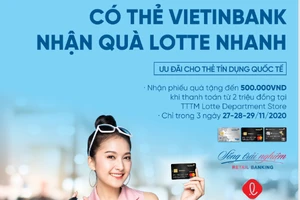 Nhận phiếu quà tặng đến 500.000đ khi mua sắm tại Lotte Department store