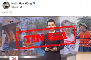 Huấn Hoa Hồng đăng video mạo danh VTV trên trang Facebook cá nhân. Ảnh: Zing.vn