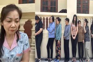 "Bà trùm" Ngô Thị Phương (trái) cùng đồng bọn. (Ảnh: CACC)