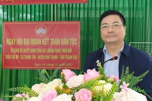 Bí thư Huyện ủy Như Thanh - Đinh Xuân Hướng.