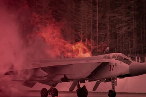 Nổ lớn tại căn cứ bố trí MiG-31K của Nga tại Belarus