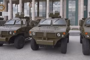 Đặc nhiệm Akhmat Chechnya khoe dàn thiết giáp Trung Quốc mới nhận
