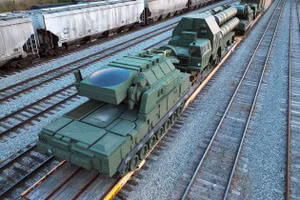 Đoàn tàu với nhiều hệ thống phòng không Nga xuất hiện ở Mỹ?