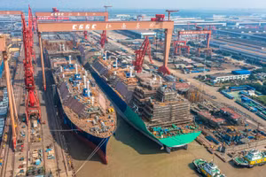 Mỹ dự định trừng phạt Trung Quốc vì... đóng tàu quá mức