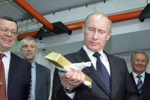 Kho dự trữ vàng Nga tăng giá gấp đôi sau bước đi của Tổng thống Putin?