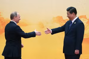 Chi tiết mang tính biểu tượng trong cuộc gặp thượng đỉnh Nga - Trung