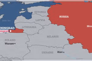 Khu vực Kaliningrad thời gian qua đã trở thành tâm điểm căng thẳng giữa Nga và NATO.
