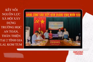 Kết nối nguồn lực xã hội xây dựng trường học an toàn, thân thiện