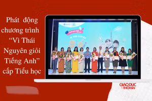 Phát động chương trình 'Vì Thái Nguyên giỏi Tiếng Anh' cấp Tiểu học