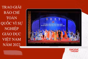 Trao Giải Báo chí toàn quốc 'Vì sự nghiệp Giáo dục Việt Nam' năm 2022