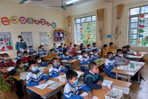 Đảm bảo an toàn phòng chống dịch khi trẻ đến trường.