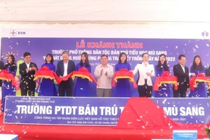 Khánh thành trường phổ thông DTBT Tiểu học Mù Sang, huyện Phong Thổ.