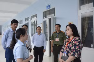 Thứ trưởng Ngô Thị Minh đã kiểm tra công tác chuẩn bị cho Kỳ thi tốt nghiệp THPT năm 2022 tại Lai Châu.