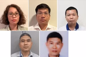 Các bị can trong vụ án.