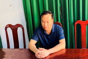 Trần Văn Ngọc tại cơ quan điều tra.