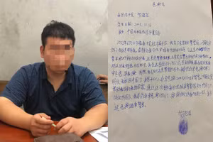 Anh Hè Xião Lán đã viết thư bày tỏ sự cảm kích đối với sự giúp đỡ của lực lượng Công an huyện Cẩm Xuyên.