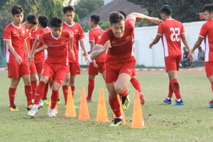 U19 Việt Nam tích cực chuẩn bị cho giải Đông Nam Á 2022.