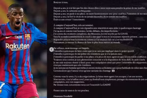 Tiền đạo Dembele được đồn đoán sắp rời Barca.