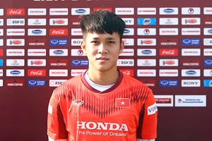 Tiền vệ Lê Minh Bình vô cùng tiếc nuối khi không thể ghi bàn cho U23 Việt Nam.