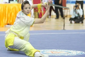 Nữ võ sĩ Dương Thúy Vi được kỳ vọng sẽ mang huy chương vàng về cho môn wushu.