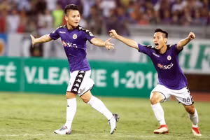 Hùng Dũng, Quang Hải kịp trở lại ở trận gặp Hà Nội FC cuối tuần này.
