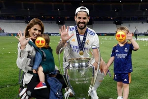 Isco đã ăn mừng "hụt" trong ngày Real giành chức vô địch Champions League lần thứ 14. Ảnh: Reuters