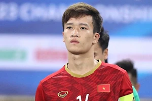 Hoàng Đức đang ở Phú Thọ tập luyện cùng U23 Việt Nam chuẩn bị cho SEA Games 31.