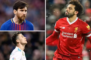 Mohamed được đánh giá đang tiệm cận trình độ của Messi và Ronaldo.