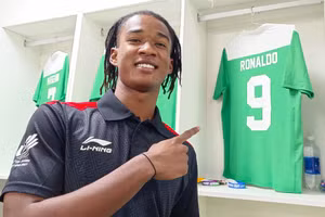  Ronaldo Joybera Junior Kwateh tham dự U19 Đông Nam Á trong màu áo U19 Indonesia.