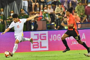 U23 Việt Nam giành quyền vào bán kết SEA Games với ngôi nhất bảng A.