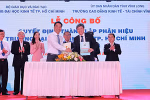 Phân hiệu tại Vĩnh Long của Trường ĐH Kinh tế TP.HCM ngày ra mắt