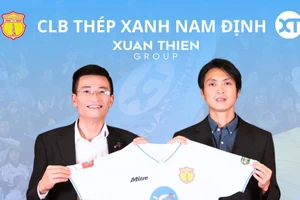 Tuấn Anh gia nhập Thép xanh Nam Định ở giai đoạn hai V-League.