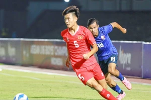 U16 Việt Nam thắng tưng bừng Myanmar ở giải Đông Nam Á.