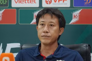 HLV Hà Tĩnh thất vọng với trận thua Nam Định ở vòng 24.