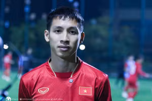 Hùng Dũng và đồng đội đã sẵn sàng cho trận đấu gặp Nhật Bản.