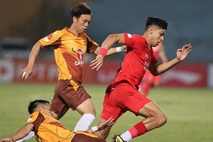 Hoàng Anh Gia Lai tiếp đón Nam Định trên sân nhà ở vòng 18 V-League. 