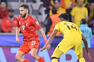 Hazza Ali Ateeq Mubarak của tuyển Bahrain bị đình chỉ vì dính doping.