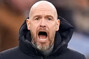 Tương lai của huấn luyện viên Ten Hag đang vô cùng bấp bênh.