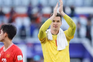 Nguyễn Filip có trận đấu ấn tượng ở trận gặp tuyển Nhật Bản.