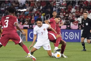 Indonesia thua đau trước U23 Qatar ở trận mở màn U23 châu Á.
