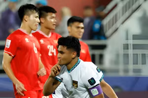 Đội tuyển Indonesia gặp Nhật Bản ở lượt trận cuối vòng bảng Asian Cup.