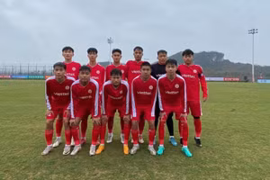U17 Thể Công - Viettel giành chiến thắng ấn tượng ở Trung Quốc.
