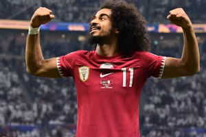 Akram Afif lập hat-trick bàn thắng giúp Qatar vô địch Asian Cup 2023.