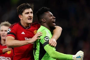 Andre Onana ca ngợi bản lĩnh của Harry Maguire.