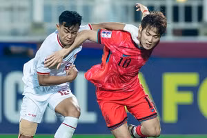 U23 Hàn Quốc thua U23 Indonesia ở tứ kết U23 châu Á.