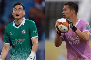 Đặng Văn Lâm và Nguyễn Filip cạnh tranh suất bắt chính trên tuyển Việt Nam.