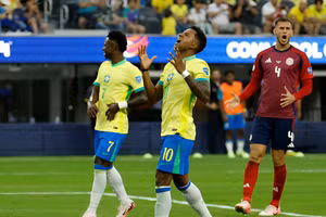 Brazil bất ngờ để Costa Rica cầm hòa ở Copa America 2024.